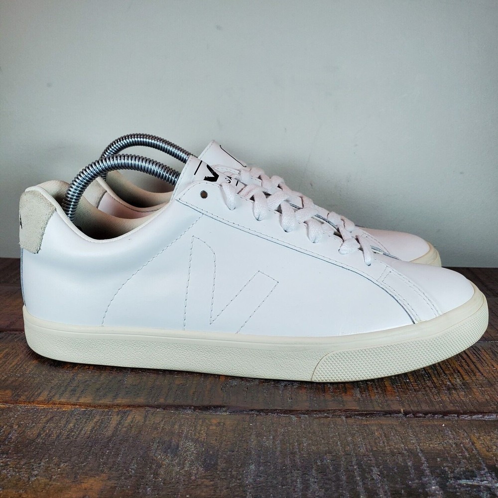 Veja Esplar Lace Up Low Top Casual Athletic Shoes Womens 9 White
